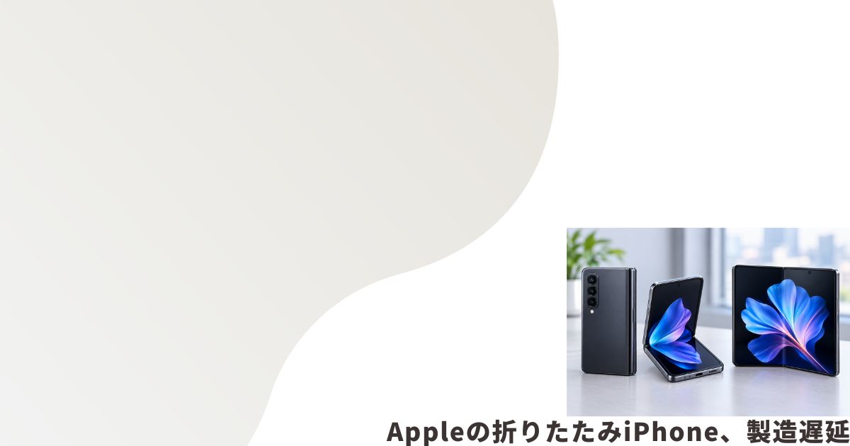 折りたたみスマートフォンのイメージ画像